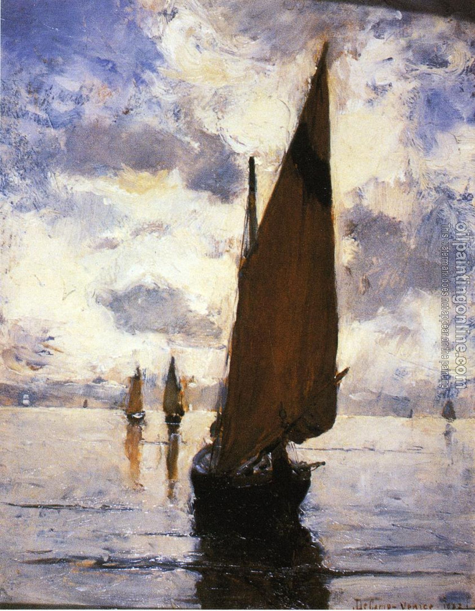 Joseph R DeCamp - Venice aka Becalmed